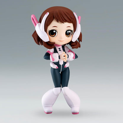 Banpresto BP89364P Figur Q Posket Ochaco Uraraka II My Hero Academia, 13 cm, Mehrfarbig
