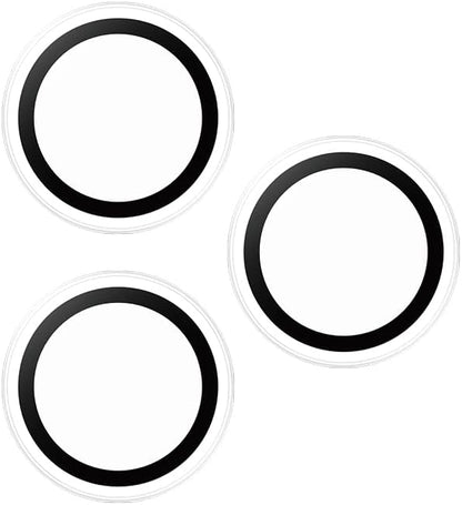 PanzerGlass HOOPS Camera Lens Protector for Apple iPhone 16 Pro / 16 Pro Max 2024| Ultra High Clarity Glass,Full Coverage Individual Lens Protection, Anti-Scratch Anti-Fingerprint - Transparent
