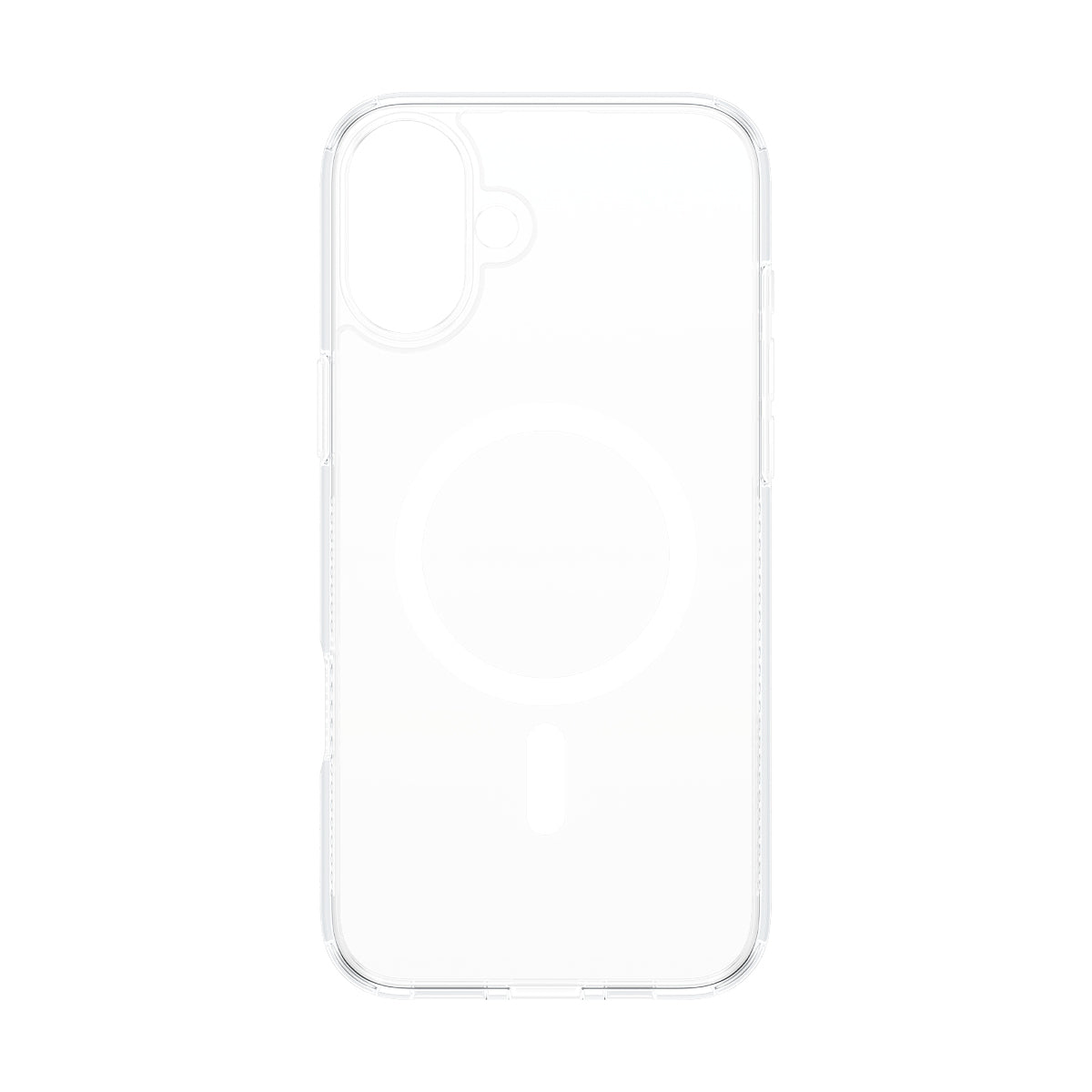 PanzerGlass ® HardCase Transparent w. White MagSafe iPhone 16 Plus