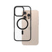 PanzerGlass ® HardCase Transparent w. Black MagSafe & Frame iPhone 16 Pro Max
