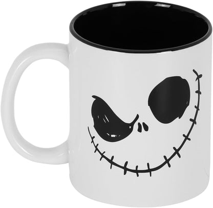 Nightmare Before Christmas Face-Mug, Black, 13 x 9.5 cm