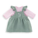 Corolle - Dress with Ruffles and T-Shirt with Loire Edges, Clothing, for Doll 42 cm, from 2 Years, 9000160160
