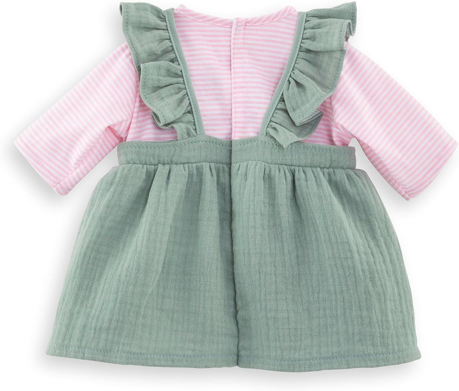 Corolle - Dress with Ruffles and T-Shirt with Loire Edges, Clothing, for Doll 42 cm, from 2 Years, 9000160160