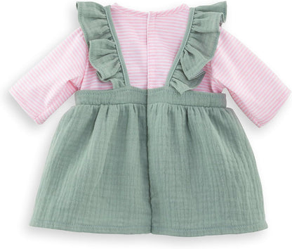 Corolle - Dress with Ruffles and T-Shirt with Loire Edges, Clothing, for Doll 42 cm, from 2 Years, 9000160160