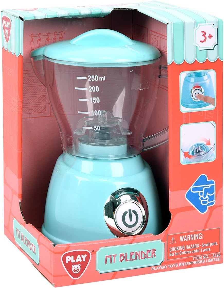 PlayGo Constructieve speelgoed apparaten blender set voor speelgoed keukens doen alsof spelen actie-leuke keuken mengapparaten voor kinderen vanaf 3 jaar