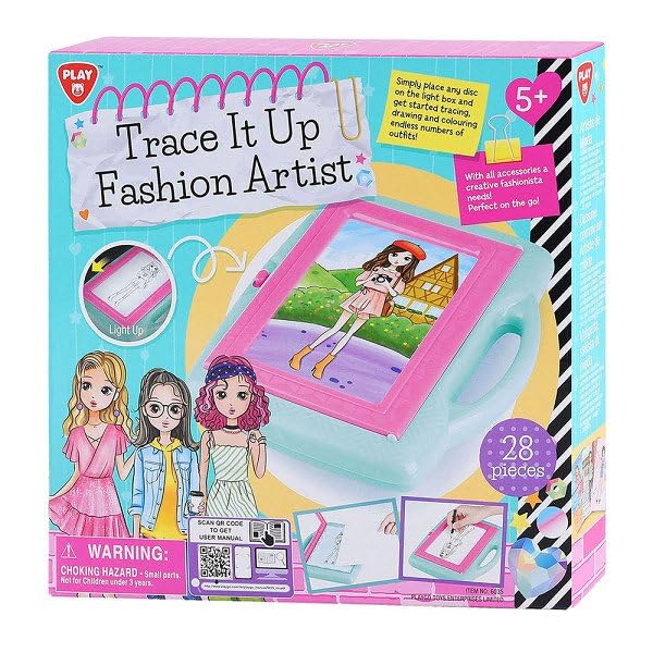 Playgo Trace It Up - Kit per artisti, alimentato a batteria, 28 pezzi