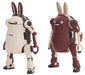 Hasegawa 64763 1/35 MechatrWeGo, No.10, Animal Retro & Azuki, 2 Kits Modellbausatz, Mehrfarbig