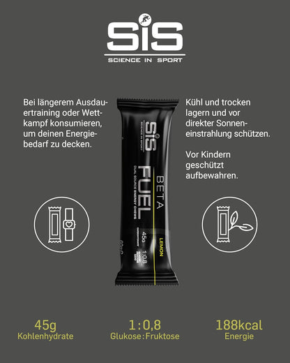 Beta Fuel Energy Chew - box of 6 x 60g - lemon