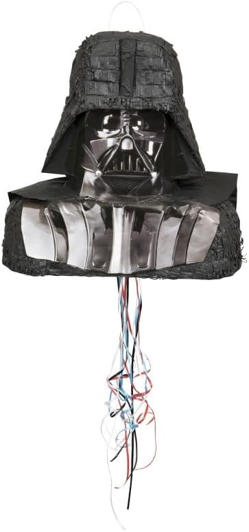 Star Wars Darth Vader Black 3D Pinata (45cm x 45cm) 1 Piece - Perfect Party Centerpiece for Fans of All Ages