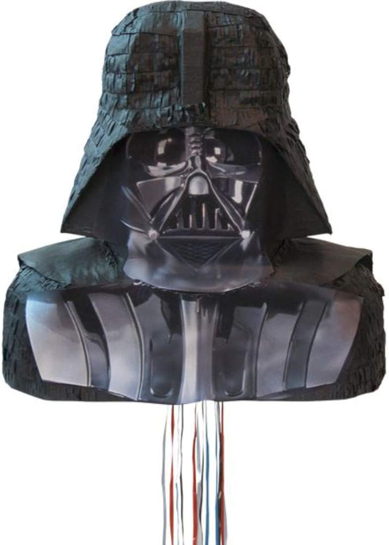 Star Wars Darth Vader Black 3D Pinata (45cm x 45cm) 1 Piece - Perfect Party Centerpiece for Fans of All Ages