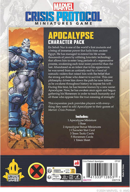 Atomic Mass Games | Marvel Crisi Protocol: Apocalypse | Expansión de Miniaturas | A Partir de 14 Años | para 2 Jugadores | 90 Minutos por Partida | Multilenguaje (Incluye Español