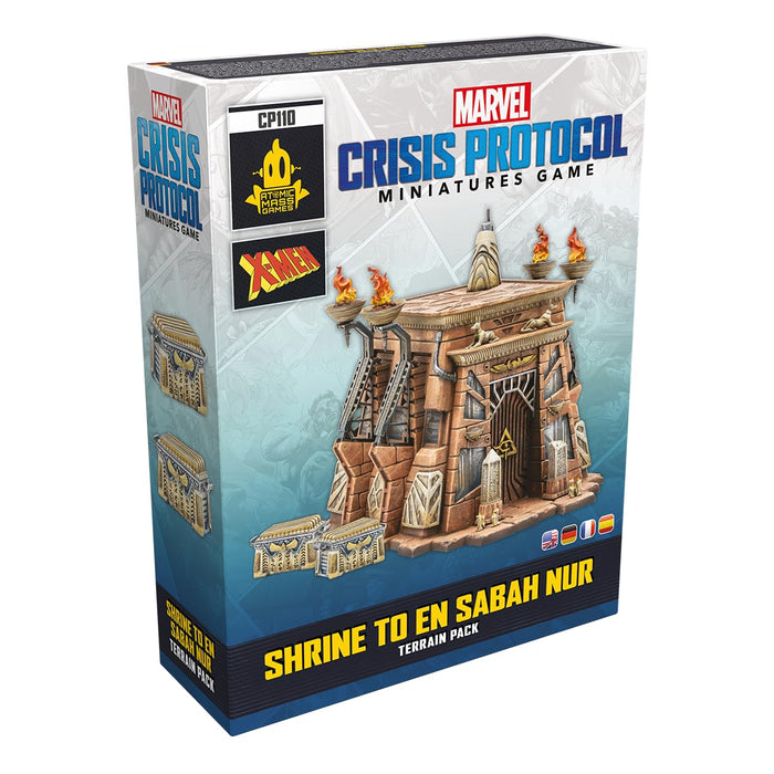 Atomic Mass Games | Marvel Crisis Protocol: Shrine to En Sabah Nur | Expansión de Terreno | A Partir de 14 Años | para 2 Jugadores | 90 Minutos por Partida | Multilenguaje (Incluye Español