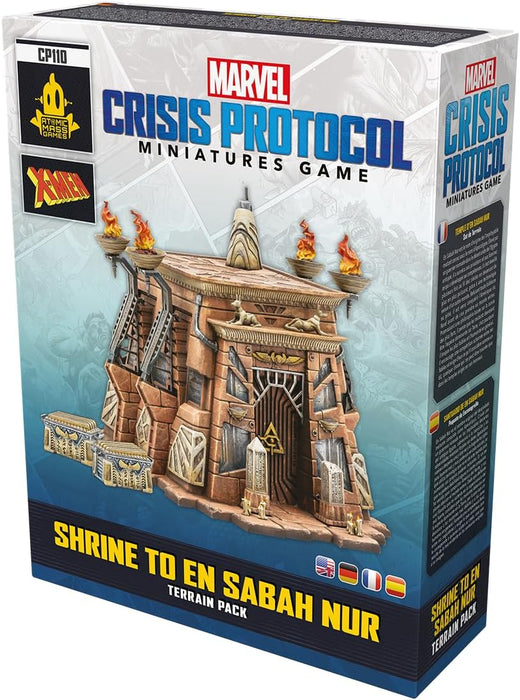 Atomic Mass Games | Marvel Crisis Protocol: Shrine to En Sabah Nur | Expansión de Terreno | A Partir de 14 Años | para 2 Jugadores | 90 Minutos por Partida | Multilenguaje (Incluye Español