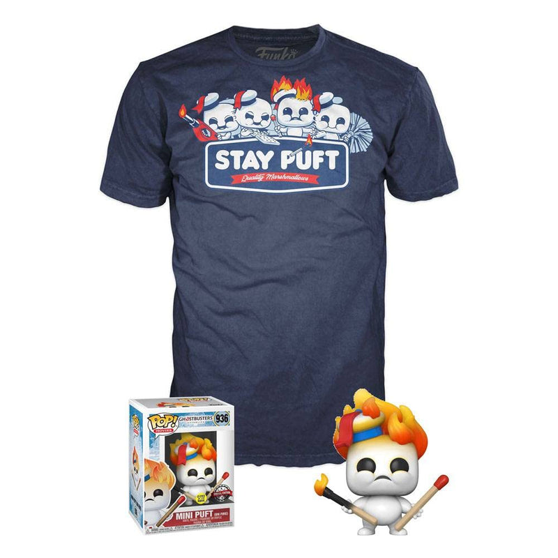 Ghostbusters Funko Afterlife POP! & Tee Box Stay Puft Quality Marshmallows Size XL