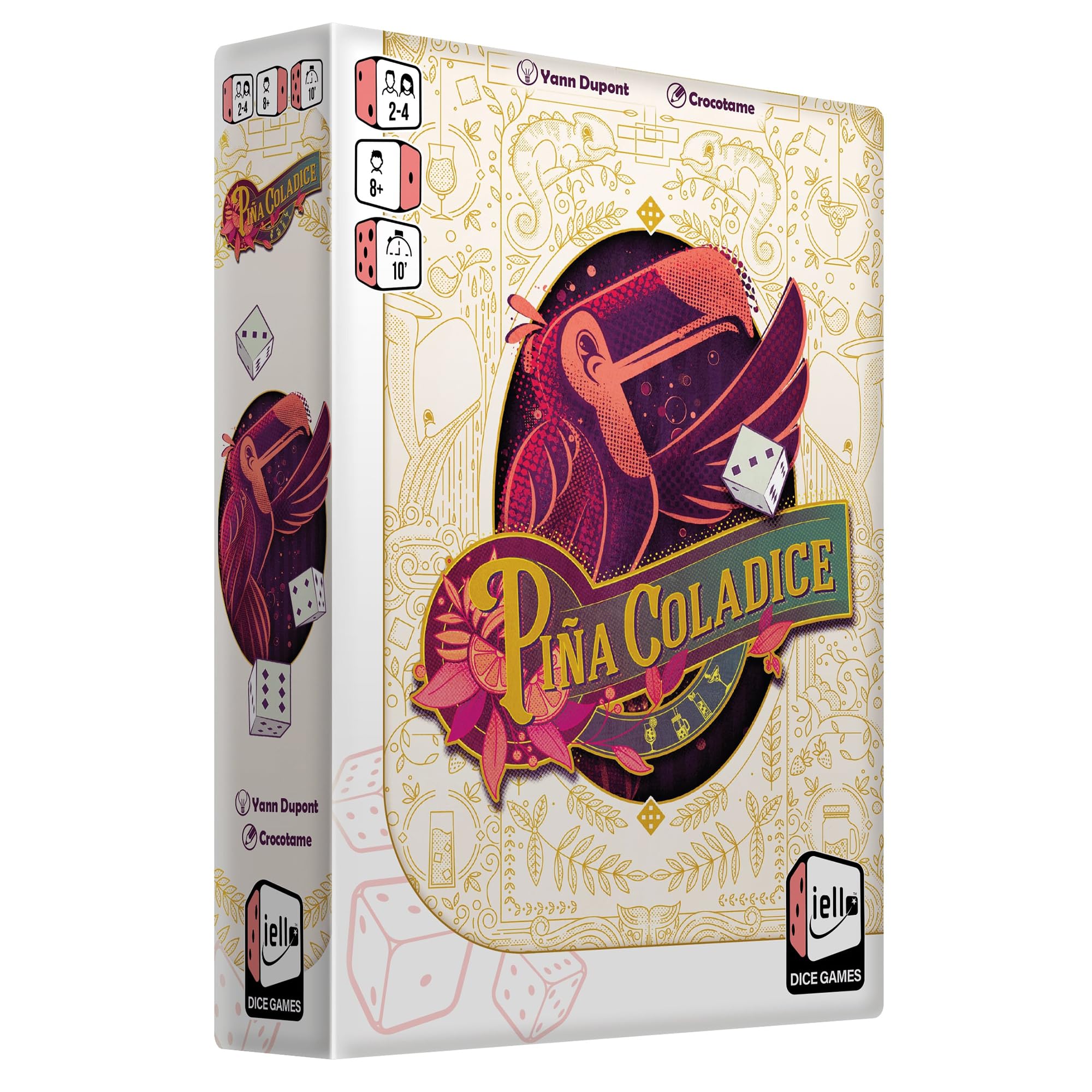 IELLO | Pina Coladice | Family Party Game | Ages 8+ | 2-4 Players | 10 Minutes Playing Time