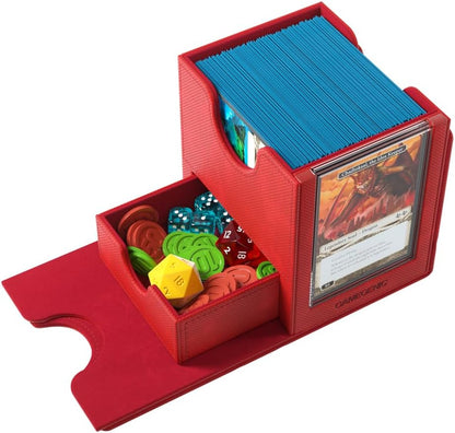 Gamegenic | Sidekick Pro 100+ XL Red | Game Accessory | Includes One Slide Card Case