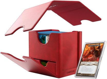 Gamegenic | Sidekick Pro 100+ XL Red | Game Accessory | Includes One Slide Card Case