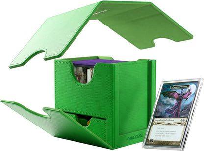 Gamegenic | Sidekick Pro 100+ XL Green | Game Accessory | Includes One Slide Card Case