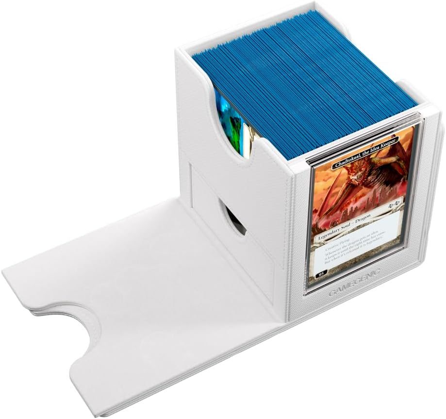 Gamegenic | Sidekick Pro 100+ XL White | Game Accessory | Includes A Slide Card Case