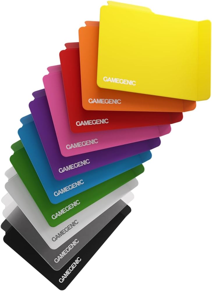 Gamegenic | Sideloading Flex Card Dividers | Trading Card Accessory