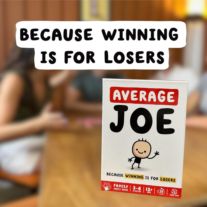 Average Joe: Party Game for Adults | Trivia Game with a Twist with Over 600 Questions | The Game Where Winning is for Losers!