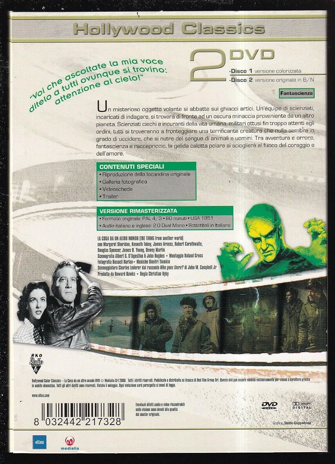 La Cosa Da Un Altro Mondo (SE) (2 Dvd