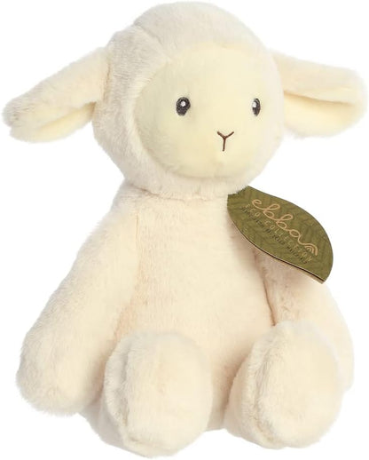 Aurora, 23355, ebba Baby Eco Laurin Lamb, 12.5In, Recycled Soft Toy, White