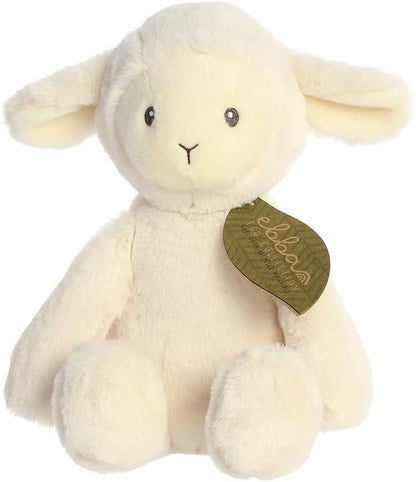 Aurora, 23355, ebba Baby Eco Laurin Lamb, 12.5In, Recycled Soft Toy, White