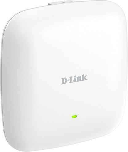 D-Link DAP-X3060 Nuclias Connect AX3000 Wi-Fi 6 Dual-Band PoE Access Point, 2.5G Ethernet, MU-MIMO, WPA3, Fast Roaming, Wall/Ceiling-Mount, Free Central Management