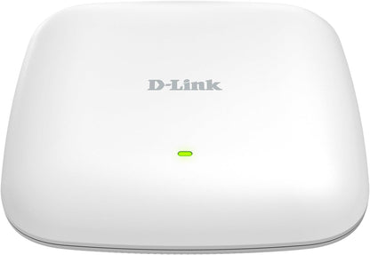 D-Link DAP-X3060 Nuclias Connect AX3000 Wi-Fi 6 Dual-Band PoE Access Point, 2.5G Ethernet, MU-MIMO, WPA3, Fast Roaming, Wall/Ceiling-Mount, Free Central Management
