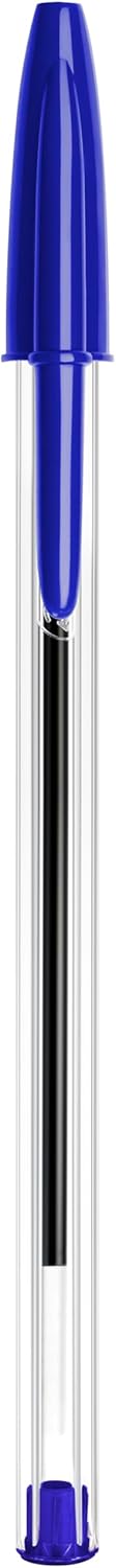 BIC Cristal Original Ballpoint Pens Medium Tip (1 mm) - Assorted Ink Colours - Box of 10