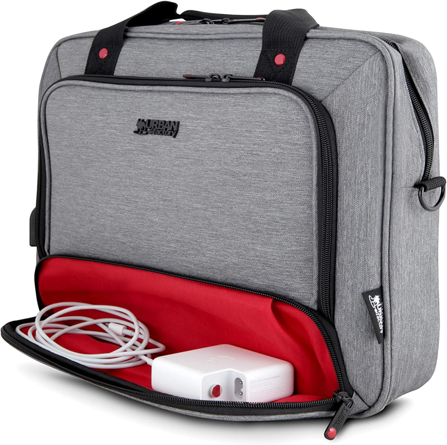 Urban Factory MTE14UF Mixee Toploading Case for Laptops upto 14.1" - Grey