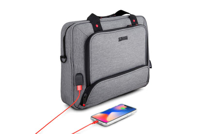 Urban Factory MTE14UF Mixee Toploading Case for Laptops upto 14.1" - Grey