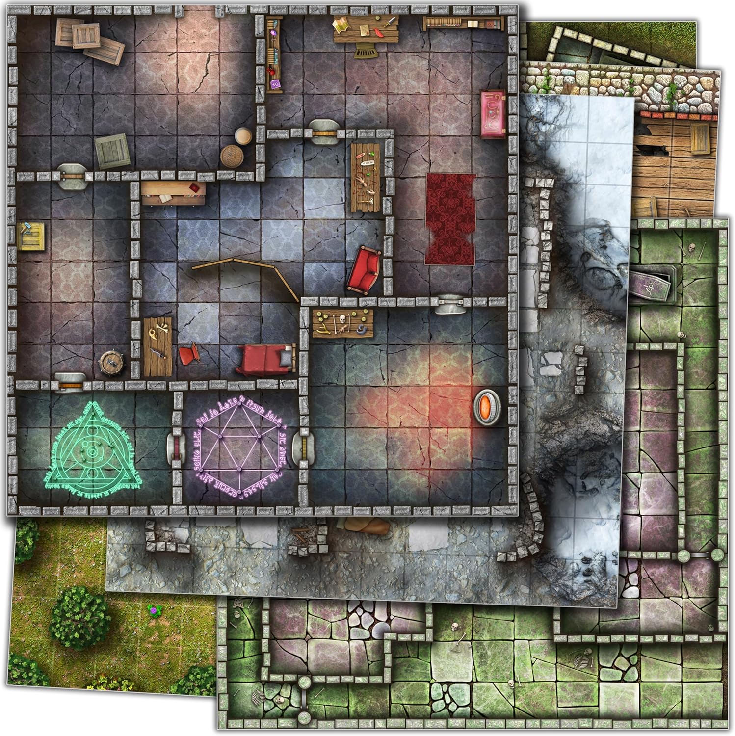 Loke Battlemats | Calendar Of Many Adventures 2025 | Wall Calendar