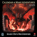 Loke Battlemats | Calendar Of Many Adventures 2025 | Wall Calendar