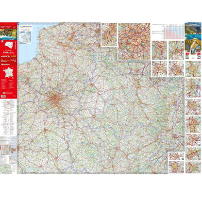 Northeastern France 2024 - Michelin National Map 707