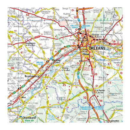 Northeastern France 2024 - Michelin National Map 707