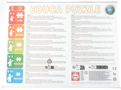 Educa 17637 Multi 4 Disney Princess 50-80-100-150, spel