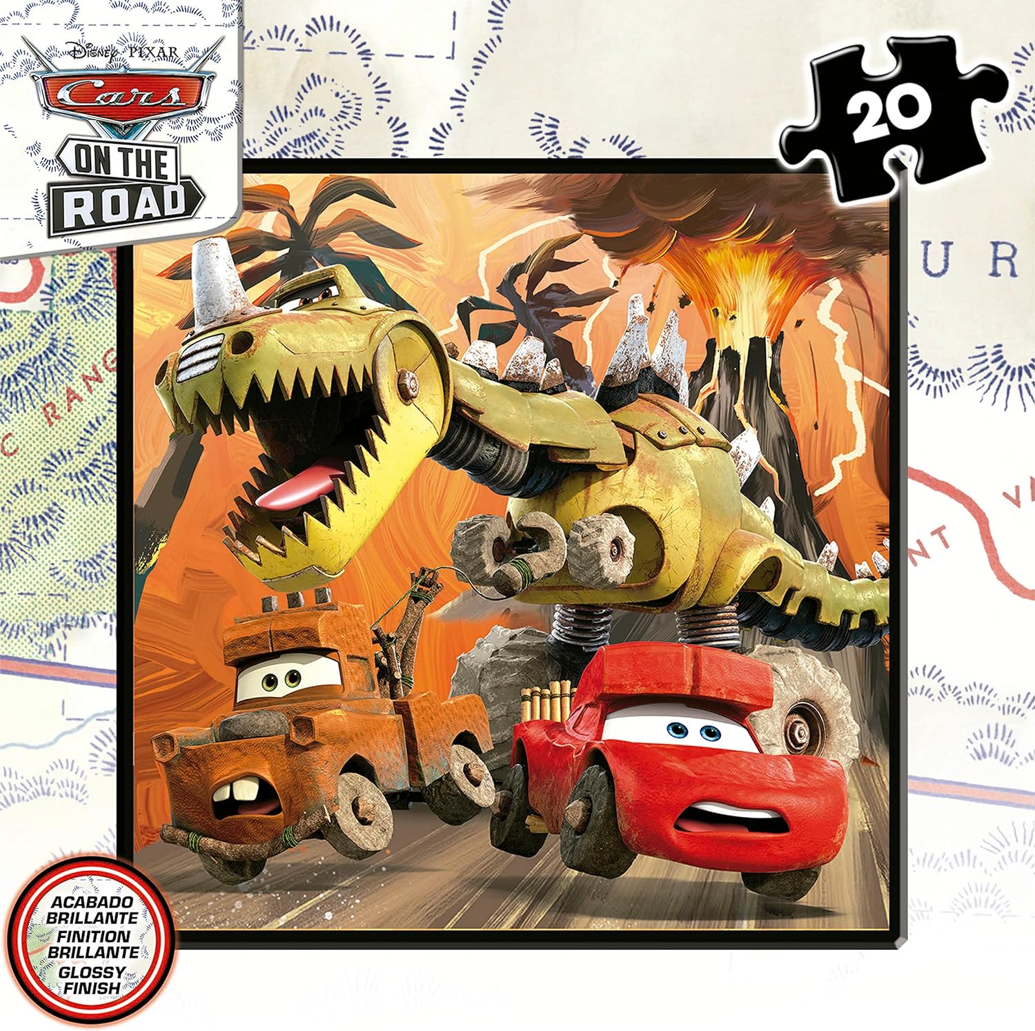 Educa Koffer Cars | Set van 4 progressieve kinderpuzzels van 12 tot 25 delen. Afmetingen gemonteerd: 16 x 16 cm. Bestaat uit grote, perfect verwerkte onderdelen. +3 jaar (19677)