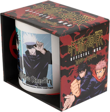 Grupo Erik - Mug Black Jujutsu Kaisen, Anime 350ml | Tasse en Céramique Sous Licence Officielle | Mug Café & Thé, Idée Cadeau Geek, Anniversaire ou Noël