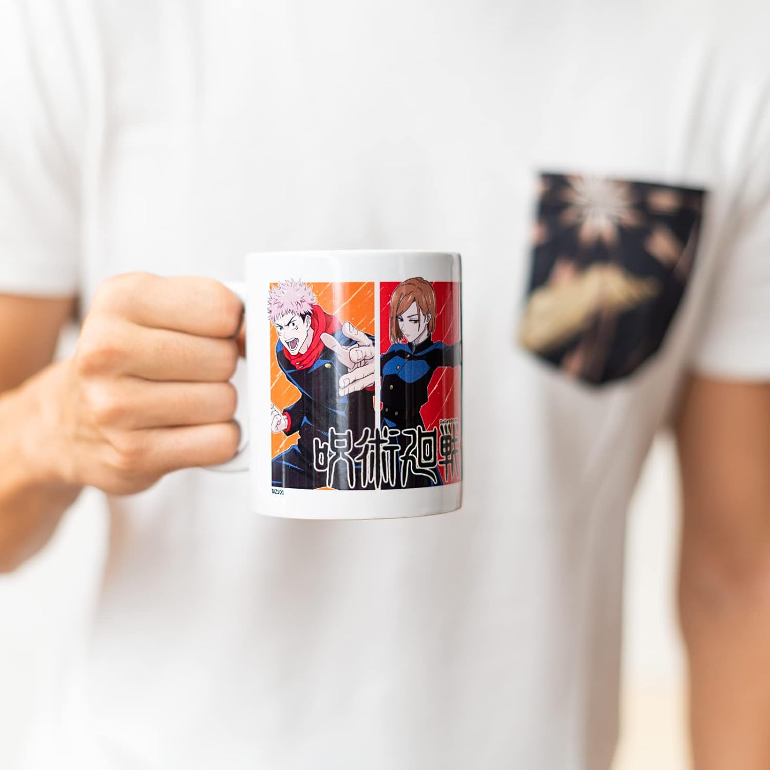 Grupo Erik - Mug Black Jujutsu Kaisen, Anime 350ml | Tasse en Céramique Sous Licence Officielle | Mug Café & Thé, Idée Cadeau Geek, Anniversaire ou Noël