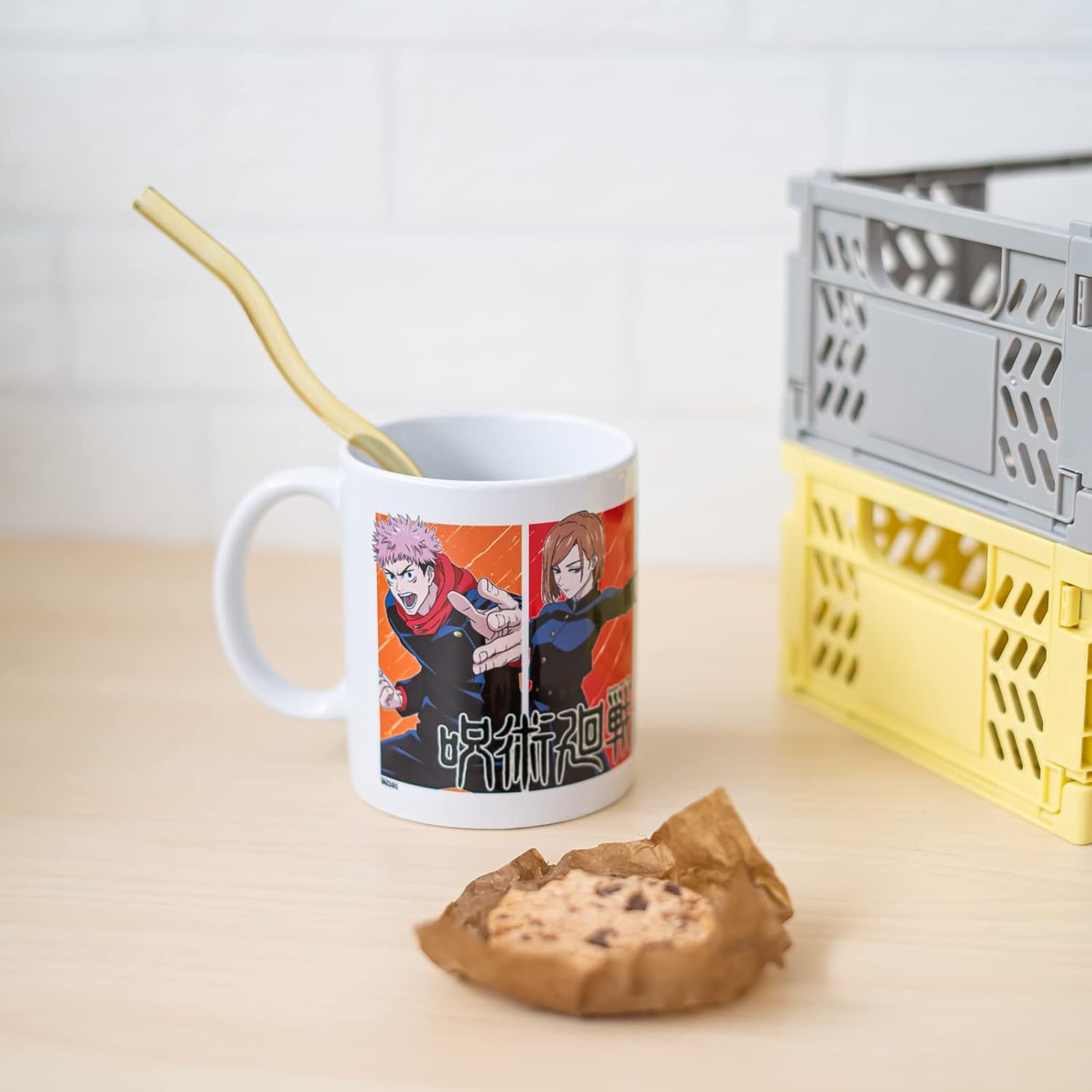 Grupo Erik - Mug Black Jujutsu Kaisen, Anime 350ml | Tasse en Céramique Sous Licence Officielle | Mug Café & Thé, Idée Cadeau Geek, Anniversaire ou Noël