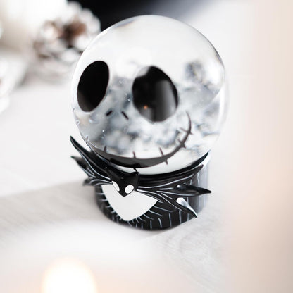 Palla di vetro con Neve The Nightmare Before Christmas | Addobbi di Halloween, Palla di Neve Disney, Cose per la decorazione di Halloween, 8 x 11,5 cm, Jack Skeletron Natale