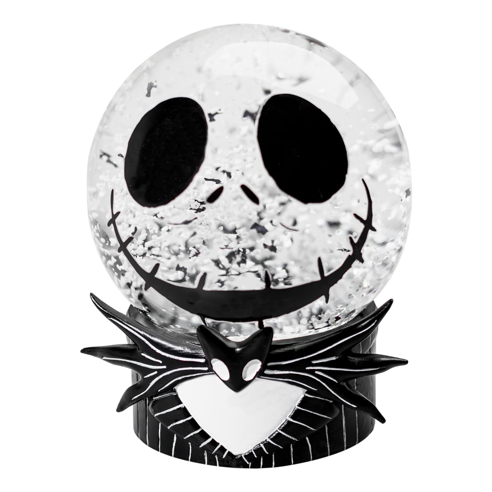 Palla di vetro con Neve The Nightmare Before Christmas | Addobbi di Halloween, Palla di Neve Disney, Cose per la decorazione di Halloween, 8 x 11,5 cm, Jack Skeletron Natale