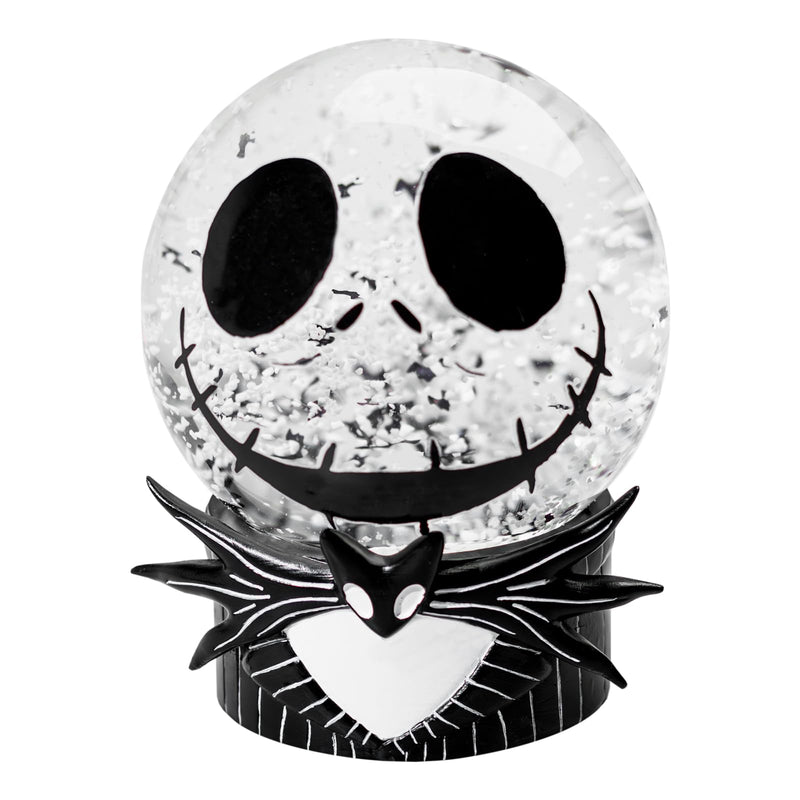 Palla di vetro con Neve The Nightmare Before Christmas | Addobbi di Halloween, Palla di Neve Disney, Cose per la decorazione di Halloween, 8 x 11,5 cm, Jack Skeletron Natale