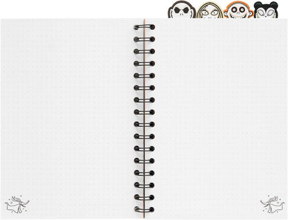 Grupo Erik: Quaderno The Nightmare Before Christmas | Taccuino A5 con Divisori, Quaderno A5 diviso in sezioni, 4 Separatori personalizzati, Bullet Journal con copertina morbida, Cancelleria Disney