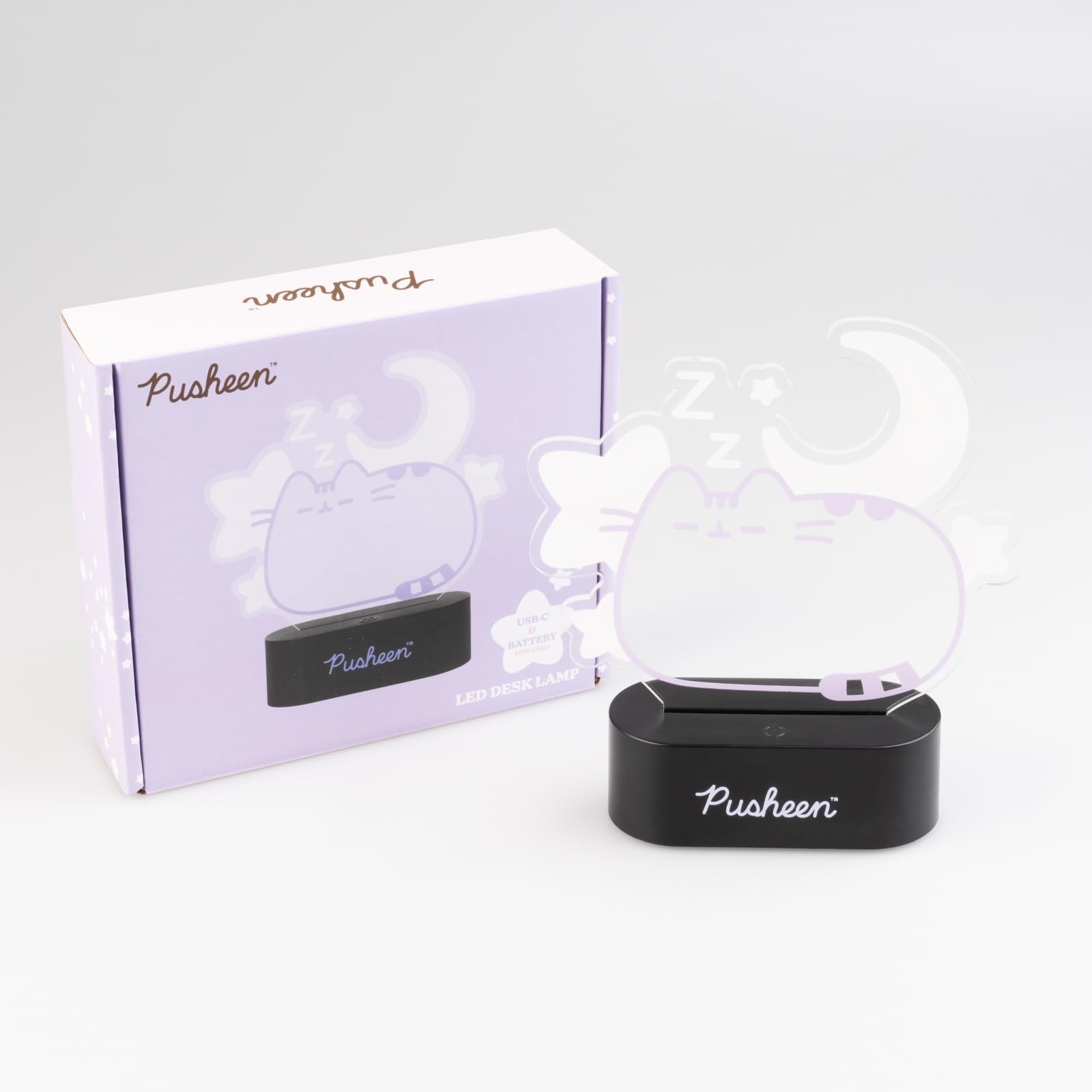 PUSHEEN - Sleep - Neon Decorative Lamp - 17cm