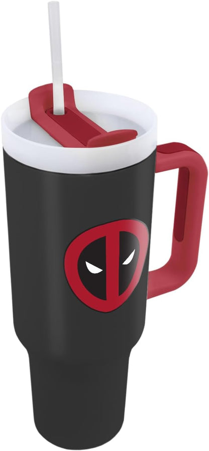 PYRAMID PYRAMID MDB2401799 DEADPOOL (SYMBOL) 40oz/1200ML TUMBLER Collectible, Multicolor, One Size