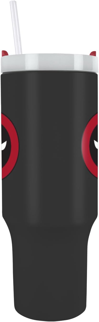 PYRAMID PYRAMID MDB2401799 DEADPOOL (SYMBOL) 40oz/1200ML TUMBLER Collectible, Multicolor, One Size