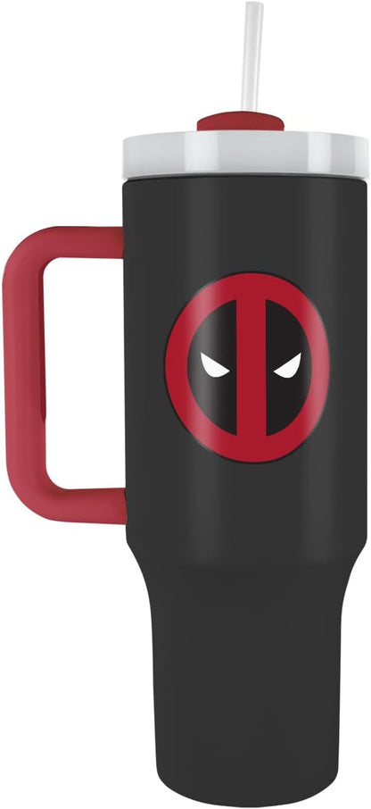 PYRAMID PYRAMID MDB2401799 DEADPOOL (SYMBOL) 40oz/1200ML TUMBLER Collectible, Multicolor, One Size
